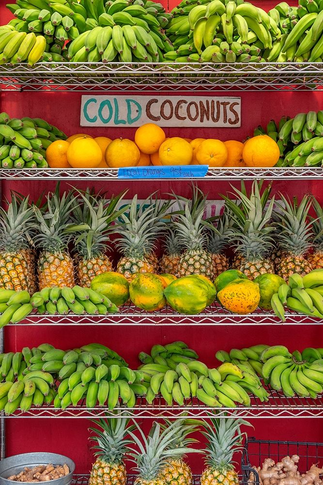 Fresh fruit at the market-Kauai-Hawaii-USA